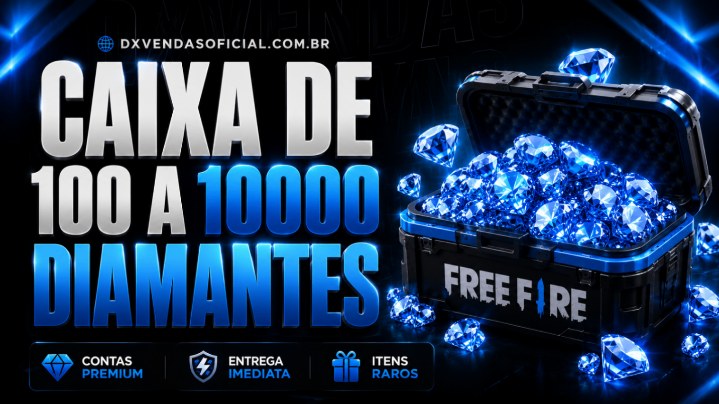 💎 CAIXA DE 100 A 10.000 DIAMANTES