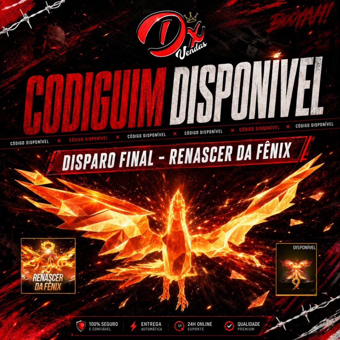 Codiguin Disparo Final – Renascer da Fênix