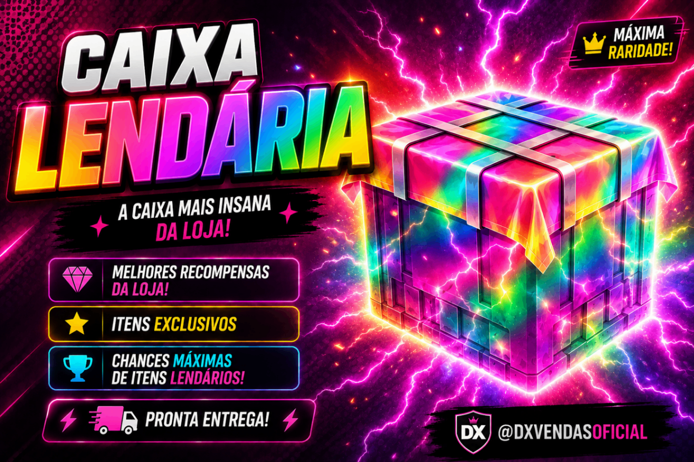 🌈 CAIXA LENDÁRIA